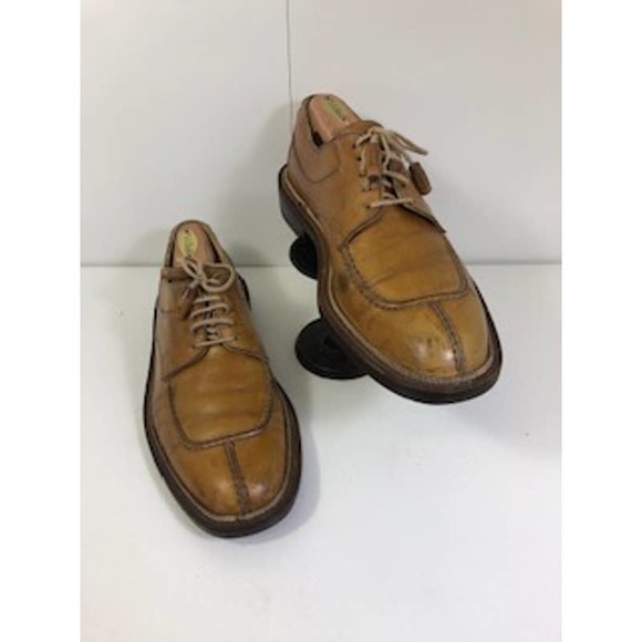 Cole Haan Leather Moc Split Toe Oxford Dress Shoes Country Beacon Tan Mens US 10 main image 5